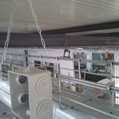 Installation technique sur un chantier